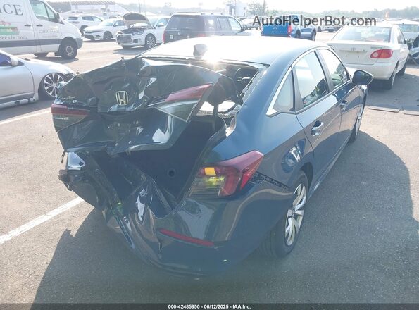 2HGFE2F2XSH504992 2025 HONDA CIVIC Blue უკანა მარჯვენა