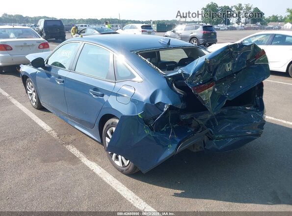 2HGFE2F2XSH504992 2025 HONDA CIVIC Blue უკანა მარცხენა