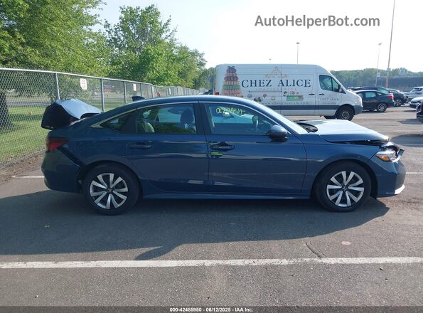 2HGFE2F2XSH504992 2025 HONDA CIVIC Blue უკანა სალონის ხედი
