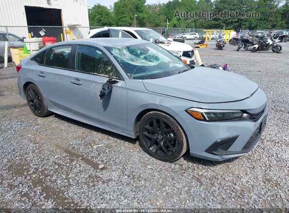 2HGFE2F59RH541584 2024 HONDA CIVIC Gray Przód prawy