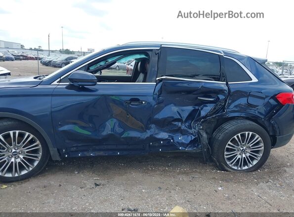 2LMPJ8LR7HBL32578 2017 LINCOLN MKX Синий Вид спереди
