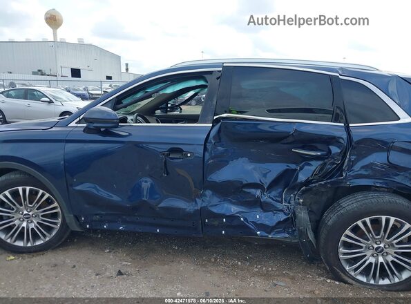 2LMPJ8LR7HBL32578 2017 LINCOLN MKX Синий Панорамный вид салона 360°