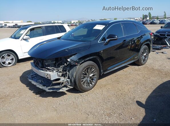 2T2BGMCA5GC005108 2016 LEXUS RX 450H Черный Передняя левая четверть