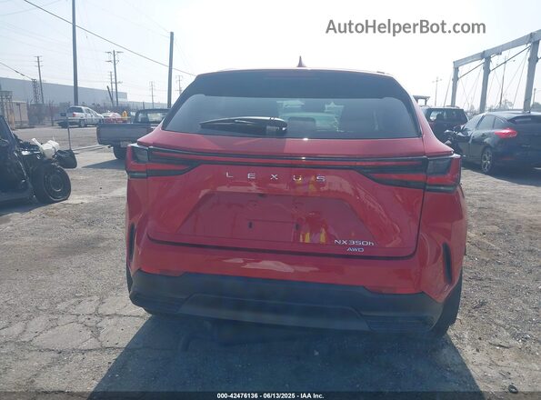 2T2GKCEZ4SC042046 2025 LEXUS NX 350H Red 