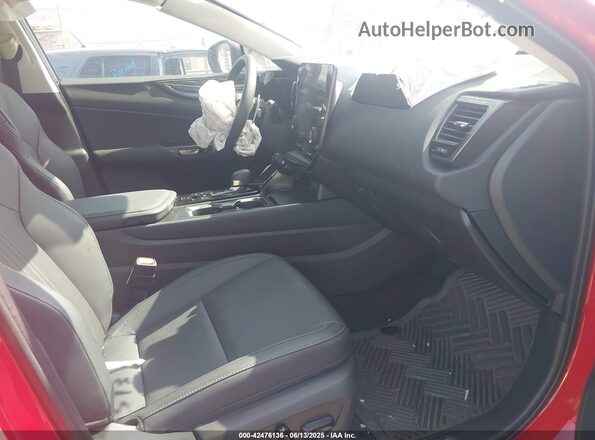 2T2GKCEZ4SC042046 2025 LEXUS NX 350H Red Widok wnętrza z przodu