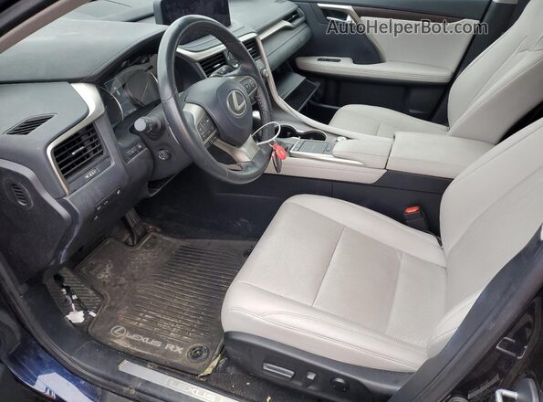 2T2HGMDAXLC045607 2020 LEXUS RX Blue Widok wnętrza z przodu