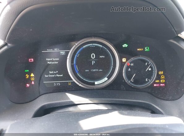 2T2YGMDA9LC044416 2020 LEXUS RX 450H Черный Вид задних сидений