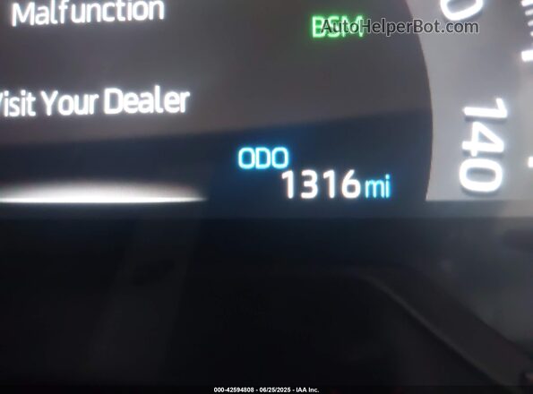 2T3P1RFV8SW537216 2025 TOYOTA LE Серый 
