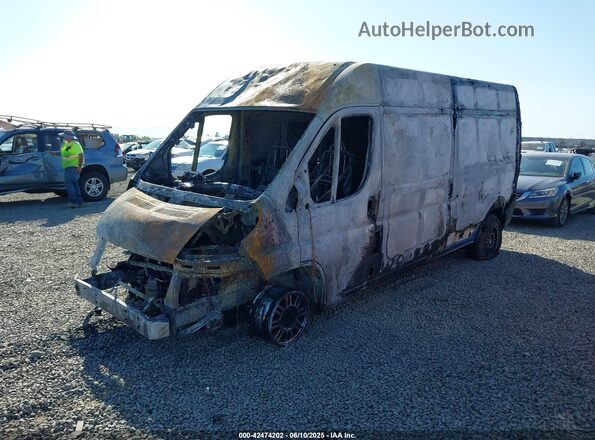 3C6LRVDG8ME565544 2021 RAM PROMASTER 2500 Gray Առջևի ձախ երեք քառորդ տեսարան
