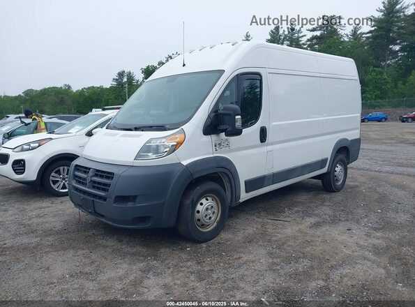 3C6TRVCG7JE147926 2018 RAM PROMASTER 2500 White წინა მარცხენა ხედი სამი მეოთხედიდან