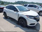 2021 Honda Hr-v 2wd Sport White vin: 3CZRU5H15MM722387