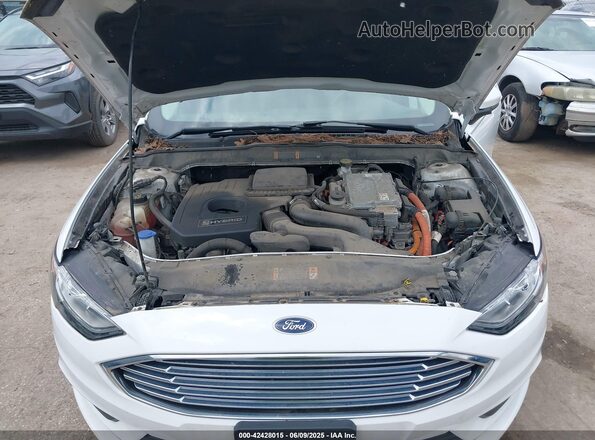 3FA6P0LU6JR172965 2018 FORD FUSION HYBRID Белый Вид сзади