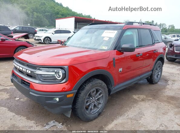 3FMCR9B63RRE09661 2024 FORD BRONCO SPORT Red Vista tres cuartos delantera izquierda