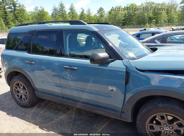 3FMCR9B64MRA69140 2021 FORD BRONCO SPORT Blue Widok wnętrza z tyłu