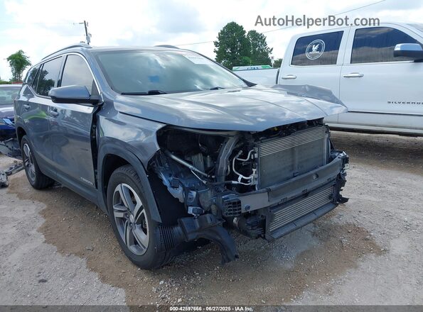 3GKALPEV3ML369862 2021 GMC TERRAIN Gray Front view