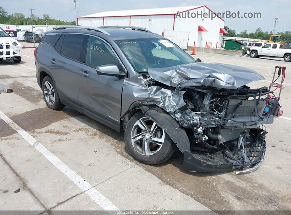 3GKALPEV8ML341619 2021 GMC TERRAIN Gray Przód prawy