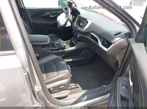 3GKALPEV8ML341619 2021 GMC TERRAIN Gray Widok wnętrza z przodu