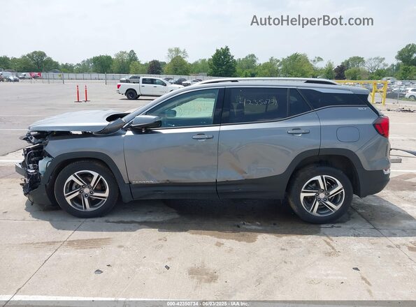 3GKALPEV8ML341619 2021 GMC TERRAIN Gray Widok wnętrza 360 stopni