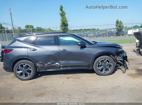 3GNKBERS6MS530290 2021 CHEVROLET BLAZER Серый Вид задней части салона
