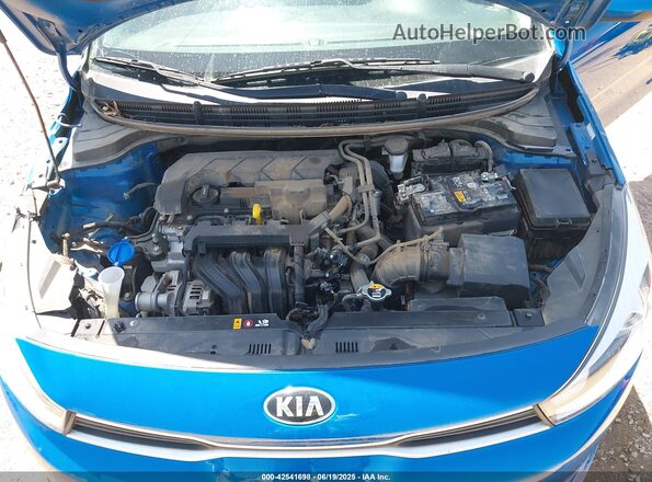 3KPA24AD1ME426462 2021 KIA RIO Синий Вид сзади
