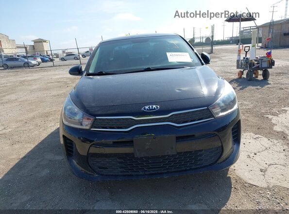 3KPA24AD4LE328069 2020 KIA RIO Black Սարքավորումների վահանակի տեսք