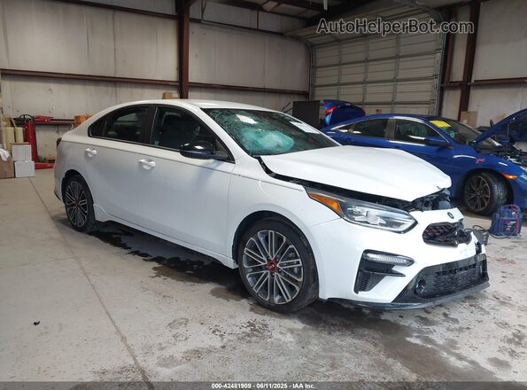 3KPF44AC2ME418099 2021 KIA FORTE White Передня права чверть