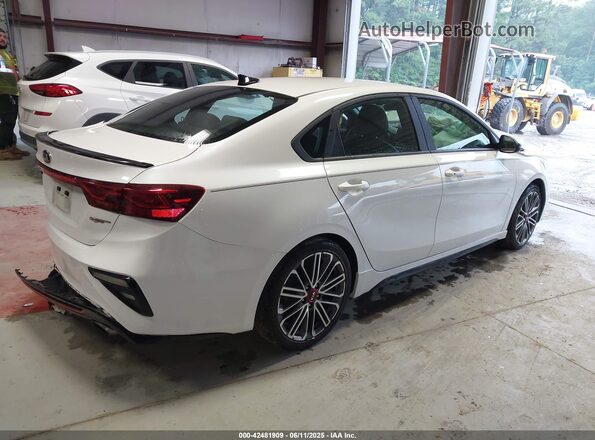 3KPF44AC2ME418099 2021 KIA FORTE White Задня права чверть