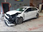 2021 Kia Forte Gt White vin: 3KPF44AC2ME418099