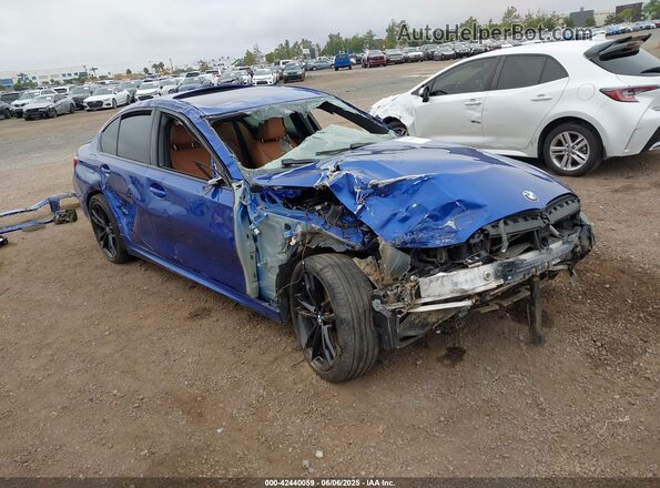 3MW5U7J05M8B55489 2021 BMW OTHER Синий Передняя правая четверть