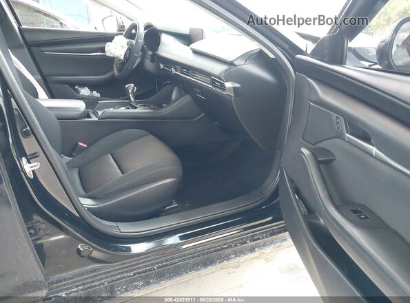 3MZBPAAL3MM204570 2021 MAZDA 3 Black წინა სალონის ხედი