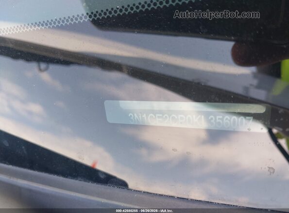 3N1CE2CP0KL356007 2019 NISSAN VERSA NOTE Белый Вид подкапотного пространства