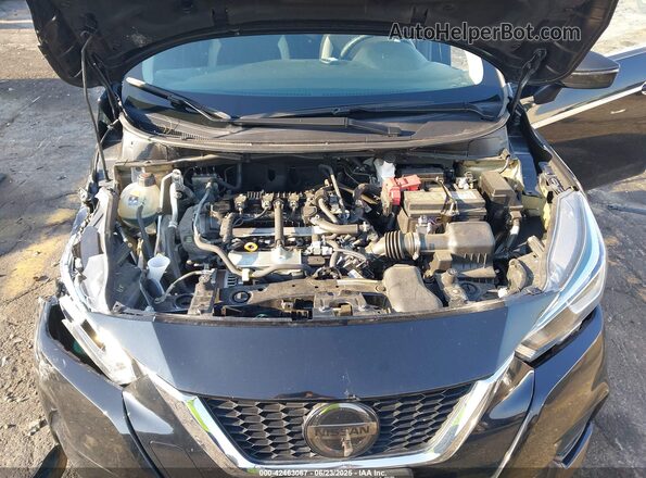 3N1CN8EV2ML874377 2021 NISSAN VERSA Black Հետևի տեսք