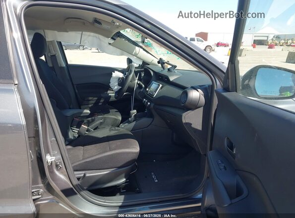 3N1CP5BV4SL481376 2025 NISSAN KICKS PLAY Gray Widok wnętrza z przodu