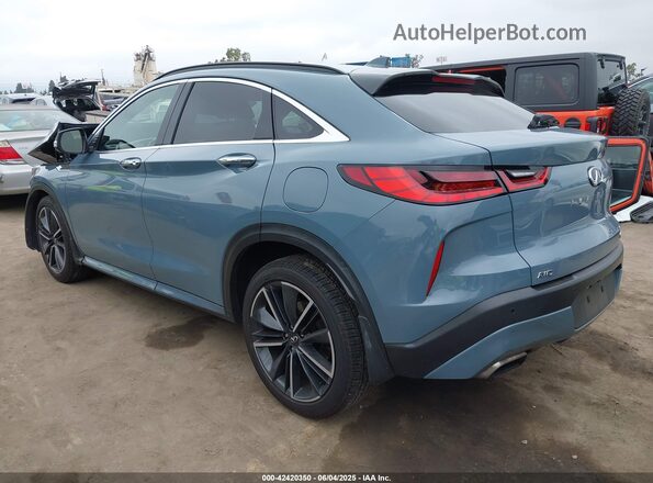 3PCAJ5JR5PF124353 2023 INFINITI QX55 Light Blue Задняя левая четверть