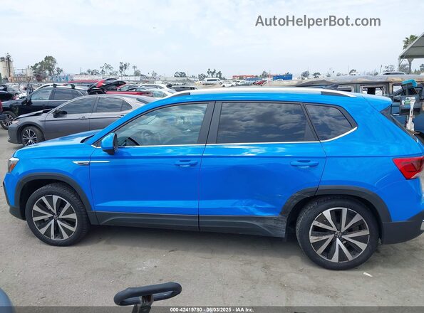 3VVEX7B22RM000201 2024 VOLKSWAGEN TAOS Синий Панорамный вид салона 360°