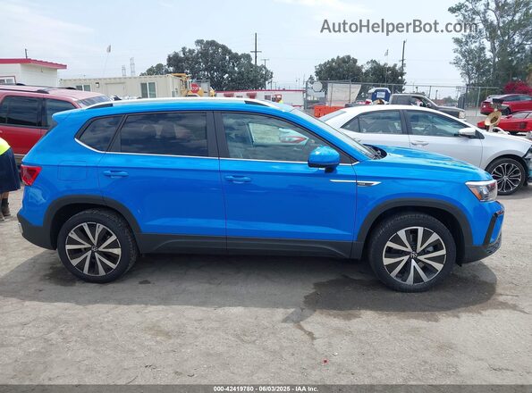 3VVEX7B22RM000201 2024 VOLKSWAGEN TAOS Синий Вид задней части салона