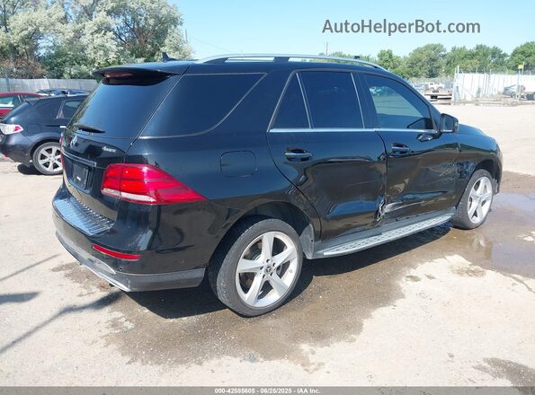 4JGDA5HB3JB172476 2018 MERCEDES-BENZ GLE 350 Black Задня права чверть