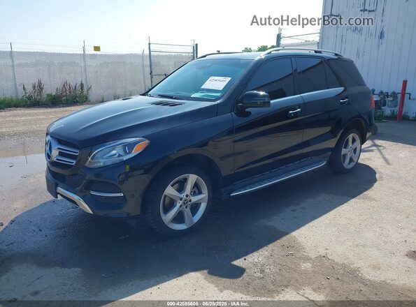 4JGDA5HB3JB172476 2018 MERCEDES-BENZ GLE 350 Black Передня ліва чверть