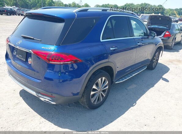 4JGFB4KBXLA237762 2020 MERCEDES-BENZ GLE 350 Синий Задняя правая четверть