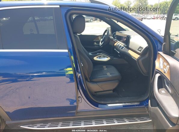 4JGFB4KBXLA237762 2020 MERCEDES-BENZ GLE 350 Синий Вид салона спереди