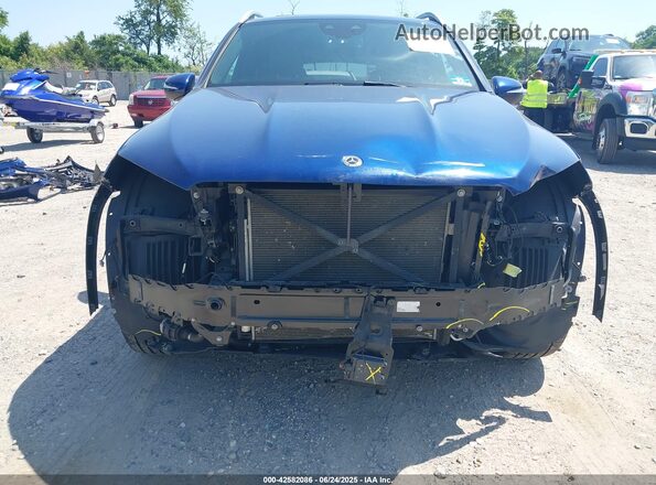 4JGFB4KBXLA237762 2020 MERCEDES-BENZ GLE 350 Синий Вид задней части салона
