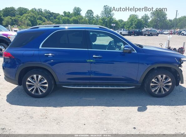 4JGFB4KBXLA237762 2020 MERCEDES-BENZ GLE 350 Синий Панорамный вид салона 360°