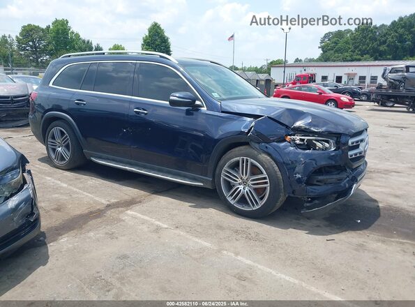 4JGFF5KE7LA212841 2020 MERCEDES-BENZ GLS 450 Dark Blue Передняя правая четверть