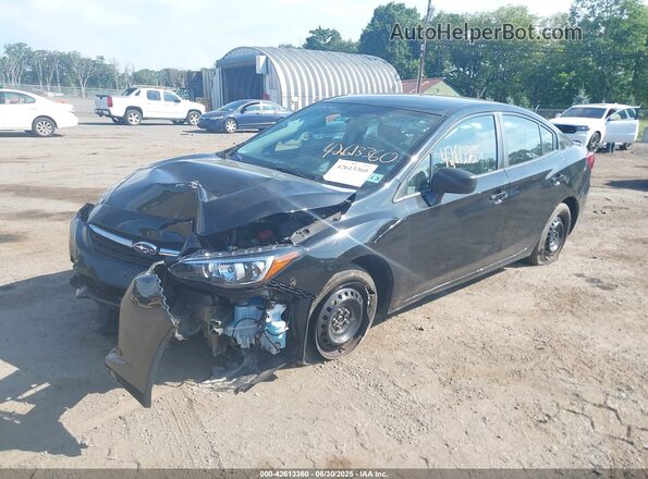 4S3GKAB65M3605975 2021 SUBARU IMPREZA Черный Передняя левая четверть