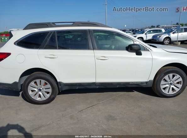 4S4BSAAC6H3390397 2017 SUBARU OUTBACK White Vista interior trasera