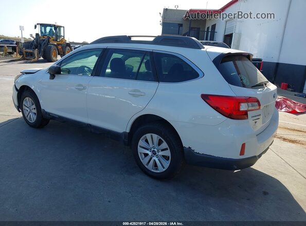 4S4BSAAC6H3390397 2017 SUBARU OUTBACK White Trasero izquierdo