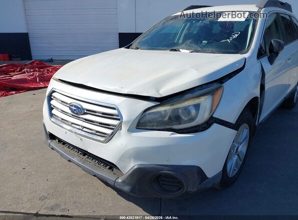 4S4BSAAC6H3390397 2017 SUBARU OUTBACK White Vista frontal