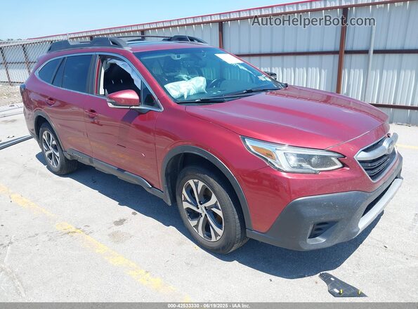 4S4BTANC6M3105425 2021 SUBARU OUTBACK Red Delantero derecho