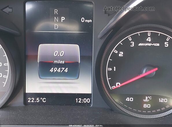 55SWF6EB6HU185222 2017 MERCEDES-BENZ AMG C 43 White Вид задніх сидінь