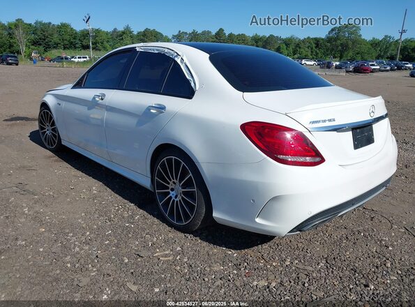 55SWF6EB6HU185222 2017 MERCEDES-BENZ AMG C 43 White Задня ліва чверть